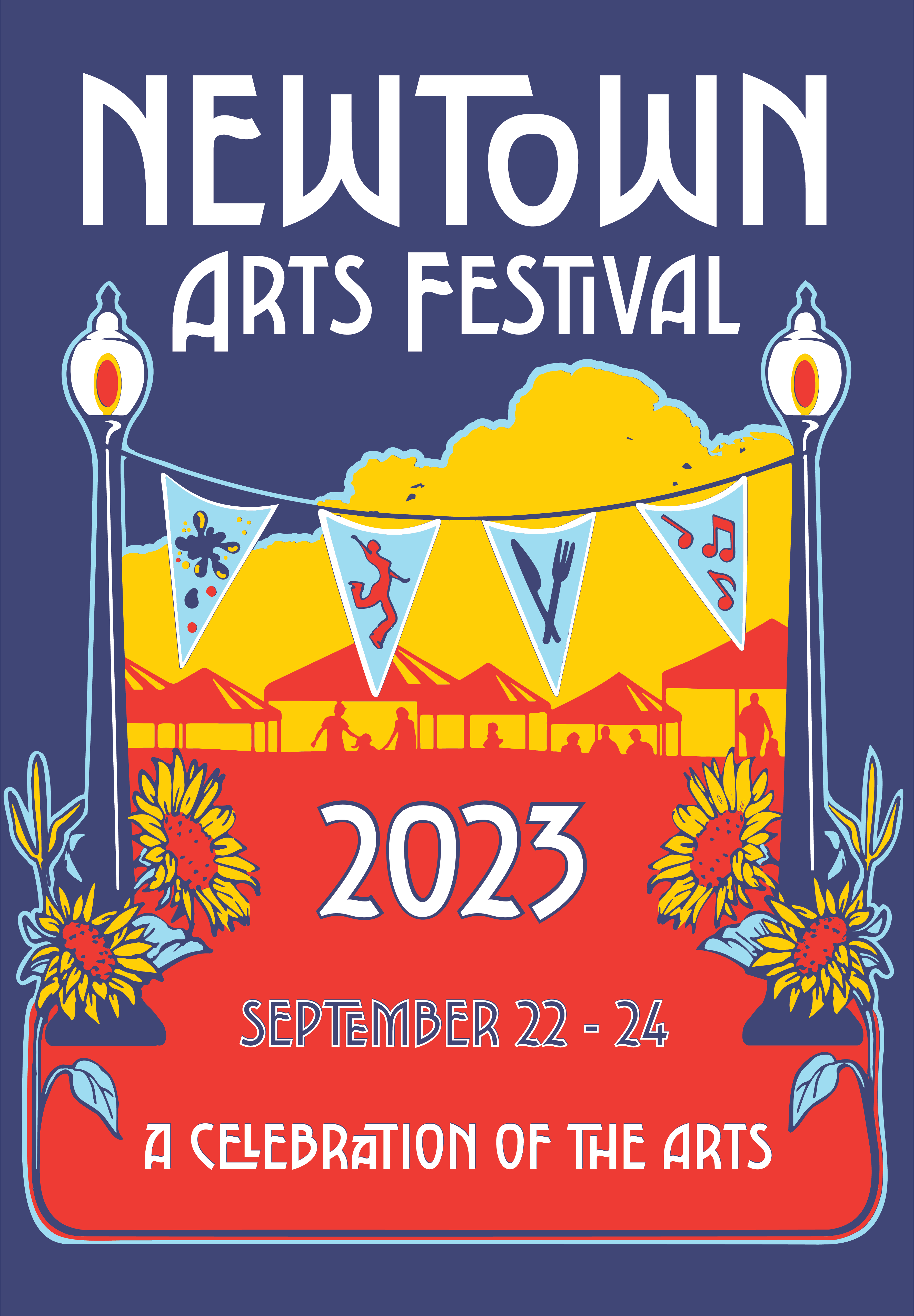 2023 Newtown Arts Festival Poster