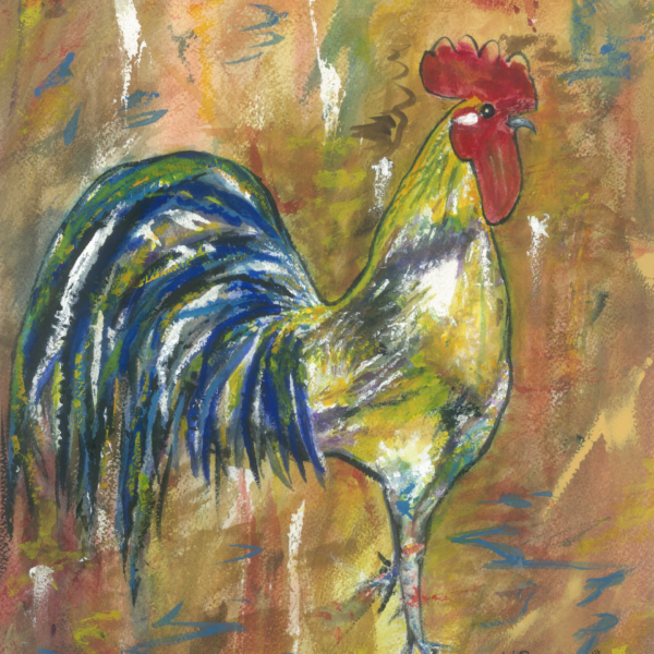 rooster-painting