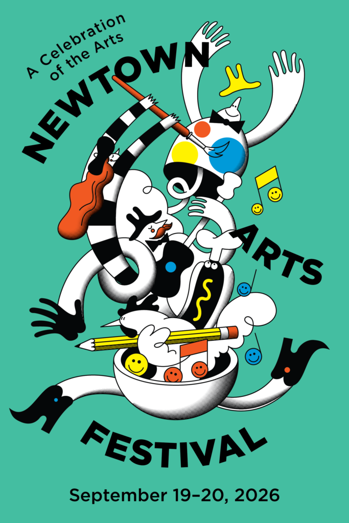 Jason Lynch artwork for 2026 Newtown Arts Festival